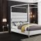 Encore Bed in White Faux Leather by Meridian w/Options