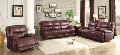 Risco Motion Sofa 8599BGD in Burgundy by Homelegance w/Options