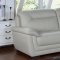 Chelse 443003 Sofa & Loveseat in Gray Leather by New Spec