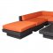 Laguna Outdoor Patio Sectional 6Pc Set Choice of Color by Modway