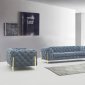 Sheila Sofa Set 3Pc in Dark Gray Velour Fabric by VIG