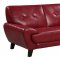 U7400 Sofa in Red by Global w/Options