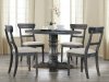 Leventis Dining Set 5Pc 74640 in Weathered Gray by Acme