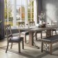 Raphaela Dining Table DN00980 Weathered Cherry - Acme w/Options