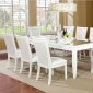 Madeline Dining Table CM3396T in White w/Options