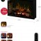 Joseph Electric Fireplace Media Console by Dimplex w/Logs