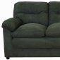 Sage Fabric Modern Loveseat & Sofa Set w/Options