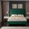 Jasmine Bed in Green Velvet Fabric by Meridian w/Options