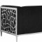 Opal Sofa 672 in Black Velvet Fabric by Meridian w/Options