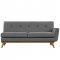 Engage Sectional Sofa in Gray Fabric by Modway w/Options