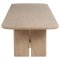 Kailani Dining Table 109381 in Beige Oak by Coaster w/Options