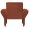 Liana Accent Chair Set of 2 903150 in Rust Velvet by Coaster