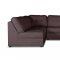 Warren Sectional Sofa Brown Bonded Leather - Wholesale Interiors