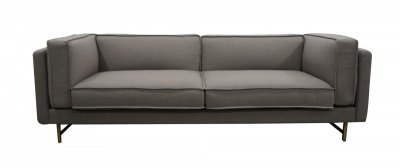 Keswick Sofa in Grey Fabric by VIG