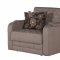 Verona Redeyef Brown Loveseat Convertible by Istikbal w/Options