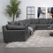 Sasha Modular Sofa 3Pc 551681 Barely Black Coaster w/Options