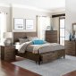 Bracco Bedroom 1769 Set in Brown Pine by Homelegance