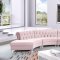 Valentino Sectional Sofa 697 in Fabric by Meridian w/Options