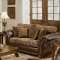 8104 Sofa in Brown Zypher Vintage Fabric by Simmons w/Options