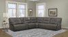 Josephine 5150 Power Motion Sectional Sofa in Gray by Manwah