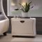 Galton Pearl PU Upholstered Bed by Acme w/Optional Nightstands