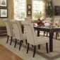 Sania III Dining Table 7Pc Set CM3324BK-T-84 in Antique Black