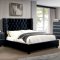 Cayla 5Pc Bedroom Set CM7779BK in Black Fabric w/Options