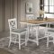 Hollis Counter Ht 5Pc Dining Set 122248 by Coaster w/Options