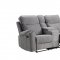 Aulada Motion Sofa 56900 in Gray Fabric by Acme w/Options