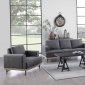 Kester Sofa 509187 in Charcoal Fabric by Coaster w/Options