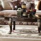 Amanda Coffee Table in Cherry w/Genuine Marble Top