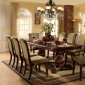 CM3561T Majesta II Dining Table in Dark Cherry w/Optional Items