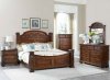 1800 Donata Falls Bedroom Set 6Pc by Homelegance in Brown