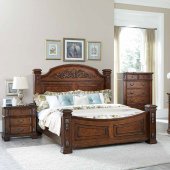 1800 Donata Falls Bedroom by Homelegance in Brown w/Options