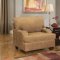 Woven Chenille Fabric Modern Living Room w/T-Cushion Seats