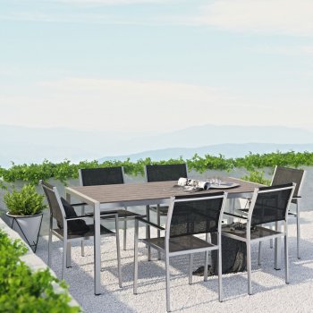 Shore Outdoor Patio Dining 7Pc Set EEI-2486 by Modway [MWOUT-EEI-2486-Shore]