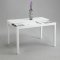 8750 Butterfly Leaves Extension Sofa Table in White by Chintaly