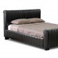 Kent Platform Bed Dark Brown Faux Leather - Wholesale Interiors