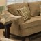 Camel Bark Fabric Modern Sofa & Loveseat Set w/Options