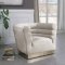 Bellini Sofa 669 in Cream Velvet Fabric by Meridian w/Options