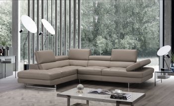 A761 Sectional Sofa in Peanut Leather by J&M [JMSS-A761 Peanut]